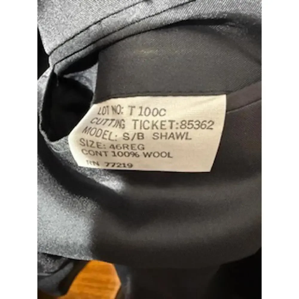 Pierre Balmain Classic Men's Navy Blue 100% Pure New Wool Blazer‎ Jacket 46R - Picture 5 of 5